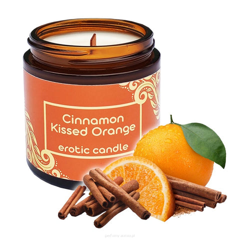 CINNAMON KISSED ORANGE EROTIC CANDLE 100ML