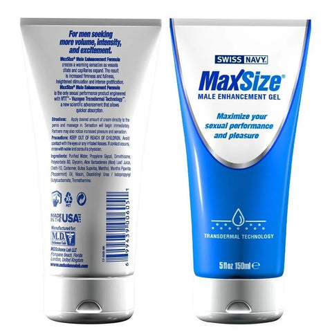 SWISS NAVY MAXSIZE GEL 150ML