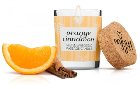 ORANGE & CINNAMON APHRODISIAC MASSAGE CANDLE 70ML