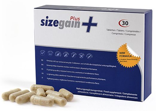 SIZE GAIN+ PLUS ΧΑΠΙΑ ΜΕΓΕΘΥΝΣΗΣ